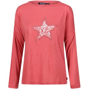 Regatta Dames/Dames Carlene T-shirt met lange mouwen (40 DE) (Mineraal Rood)