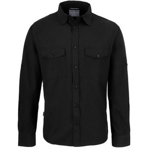 Craghoppers Expert Kiwi overhemd met lange mouwen voor heren (S) (Zwart)