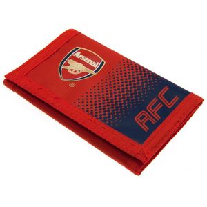 Arsenal FC Touch Fastening Fade Design Nylon Portemonnee (12 x 8cm) (Rood/Zwaar)