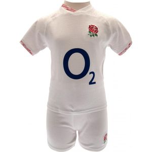 England RFU Set T-shirts en shorts voor kinderen/Kinderen (74) (Wit)