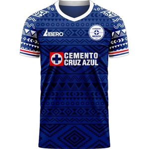 Cruz Azul 2022-2023 Home Concept Football Kit (Libero) - Little Boys