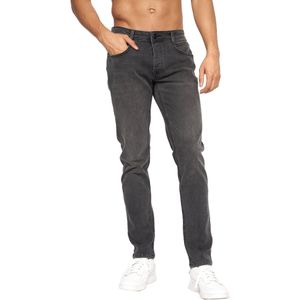 Crosshatch Heren Malcolm Slim Jeans (32L) (Donker houtskool)
