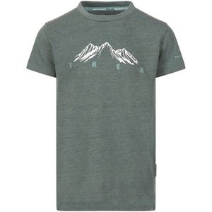 Trespass Jongens Majestic T-shirt (128) (Sparrengroen)