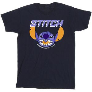 Disney Heren Lilo en Stitch Paars T-Shirt (XXL) (Marineblauw)