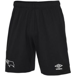 Derby County FC Childrens/Kids 22/23 Umbro Home Shorts (128) (Zwart)
