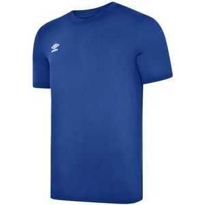 Umbro Heren Club Leisure T-Shirt (XXL) (Koningsblauw/Wit)