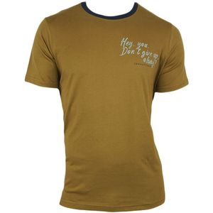 Mountains Mustard Organic Cotton T-Shirt