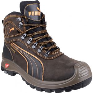 Puma Safety Sierra Nevada Mid Mens Safety Boots (41 EU) (Bruin)