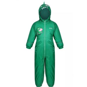 Regatta Kinderen/Kinderen Mudplay Peppa Pig Dinosaurus Puddle Suit (110) (Jellybean Groen)