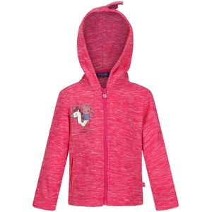 Regatta Kinder/Kids Peppa Pig Marl Fleece Full Zip Hoodie (104) (Roze Fusie)