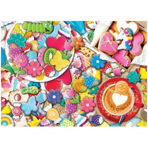 Puzzel 1000 stukjes Eurographics - Metalen Doos - Cookie Party