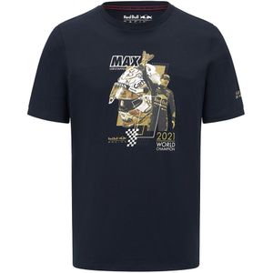 2022 Red Bull Verstappen Tribute Graphic T-shirt (Navy)