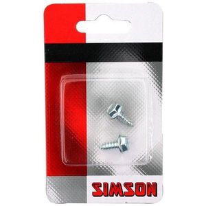 Simson Slotparkers - Ringslotbevestigingsset, 4,8x13mm, Zilver