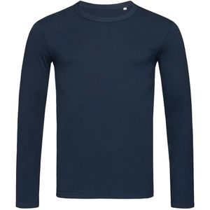 Stedman - Heren Stars Morgan Lange Mouwen T-Shirt (L) (Donkerblauw)