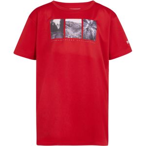 Regatta Kinderen/Kinderen Alvarado VIII Wielrenners-T-shirt (116) (Gevaar Rood)