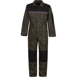 Regatta Kinder/Kinder Camouflage Jumpsuit (128) (Groen/zwart)