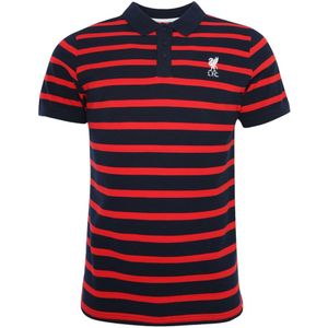 Liverpool FC Mens Stripe Polo Shirt