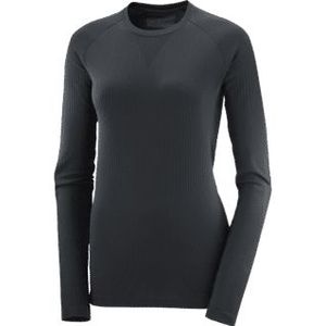 Salomon Sense ls tee women - ZWART - Dames