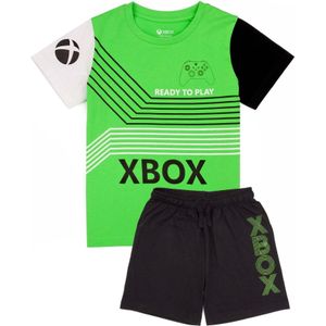 Xbox Jongens Korte Pyjama Set (122) (Groen/zwart/wit)