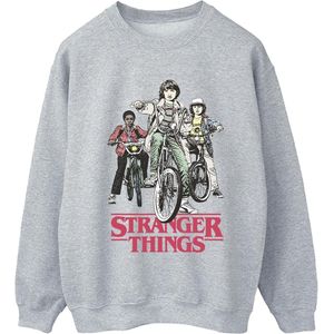 Netflix Womens/Ladies Stranger Things Retro Bikers Sweatshirt