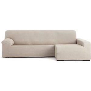 Hoes voor chaise longue met lange armleuning rechts Eysa JAZ Beige 180 x 120 x 360 cm