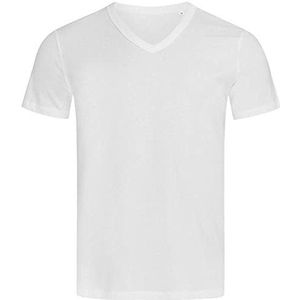 Absolute Apparel - Heren Stedman Ben V-Hals T-Shirt (2XL) (Wit)