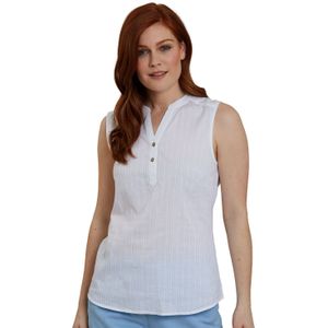 Mountain Warehouse Dames/Dames Petra Mouwloos Shirt (50 DE) (Wit)