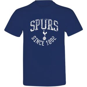 Tottenham Hotspur FC Uniseks T-Shirt voor volwassenen (S) (Marine)