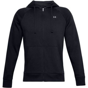 Under Armour Heren Rival Fleece Full Zip Hoodie (L) (Zwart/Onyxwit)