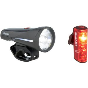 Verlichtingset Sigma Aura 100 USB koplamp + Blaze Link achterlicht