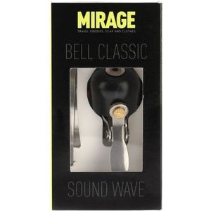 Mirage classic wave bel 27mm mat zwart in doosje 1507102
