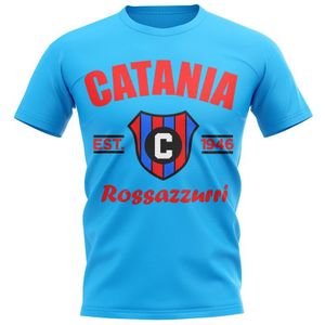 Catania Established Football T-Shirt (Sky Blue)