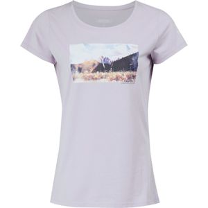 Regatta Dames/Dames Breezed IV Mountain T-Shirt (50 DE) (Lila Vorst)