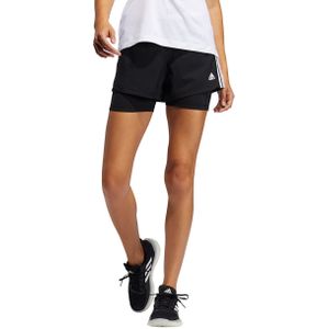 adidas - Pacer 3S Woven 2-in-1 Shorts - Shorts Dames - XL