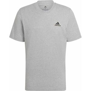Heren-T-Shirt met Korte Mouwen Adidas Essentials Feelcomfy Grijs Maat L