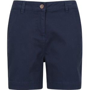 Mountain Warehouse Dames/Dames Bay Chino Organic Shorts (42 DE) (Marine)