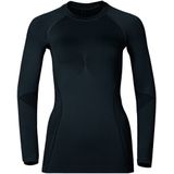 Odlo - Performance Warm Sports Underwear Longsleeve - Zwart Ondershirt Dames - XL