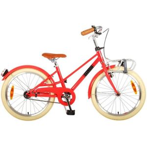 Volare Melody Kinderfiets - Meisjes - 20 inch - Koraal Rood - Prime Collection