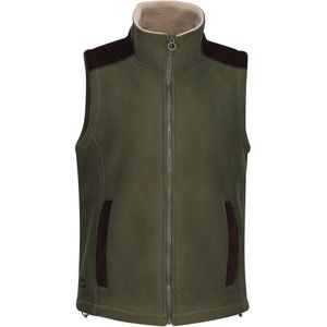 Regatta Heren Faversham Fleece Body Warmer (S) (Donkere Khaki)