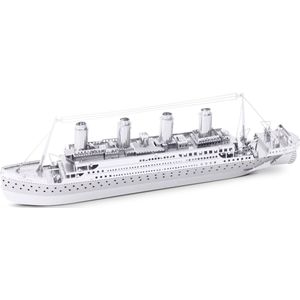 Metal Earth Titanic Ship Zilver Editie