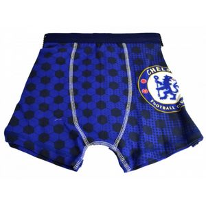 Chelsea FC Officiële Childrens Boys Football Boxer Shorts (4-5 Jahre (104)) (Blauw)