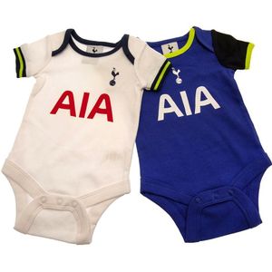 Tottenham Hotspur FC Baby rompertje (Set van 2) (74) (Marineblauw/Wit)
