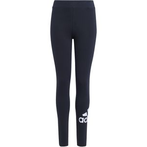 Adidas Essentials legging met groot logo, zwart/wit, 164