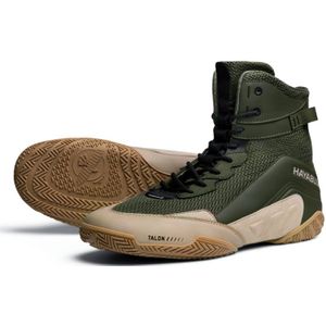 Hayabusa Talon Boksschoenen - Unisex - groen / bruin - 6 US - 40 EU