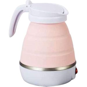TeaTime Opvouwbare waterkoker - roze - waterkokers - waterkoker klein - elektrisch - 0.6L