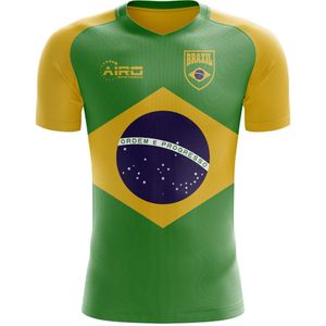 2022-2023 Brazil Flag Concept Football Shirt - Adult Long Sleeve