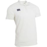 Canterbury Heren Korte mouw Cricket Shirt (S) (Crème)