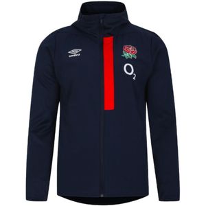 2023-2024 England Rugby Hooded Jacket (Navy)