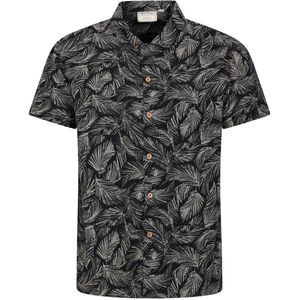 Mountain Warehouse Heren Strandshirt met korte mouwen (S) (Zwart/Crème)