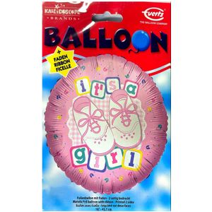 Everts It´s A Girl Shoes Foil Balloon